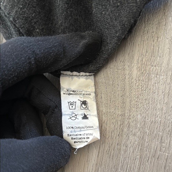 Wings+Horns 1x1 Slub Henley s/s - Picture 5 of 5